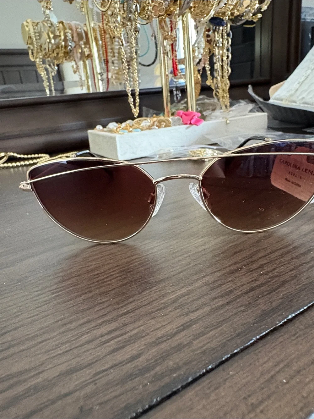 Carolina Lemke stylish sunglasses